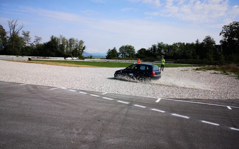 Gravel arrester beds as an important motorway safety element
